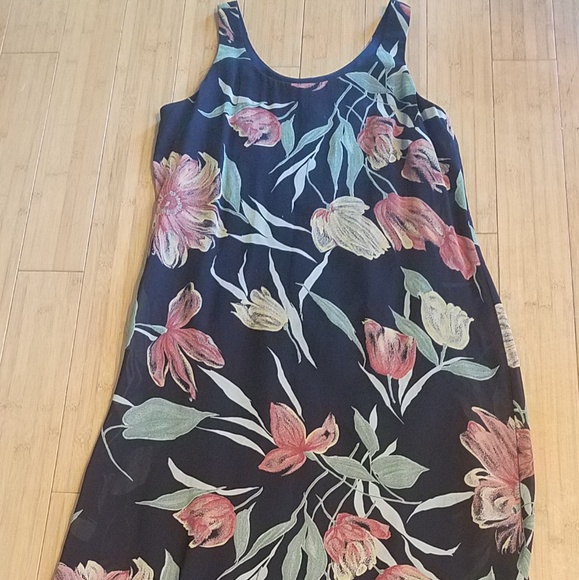 Rabbit Rabbit Rabbit | Dresses | Rabbit X3 Designs Long Floral Tulip ...